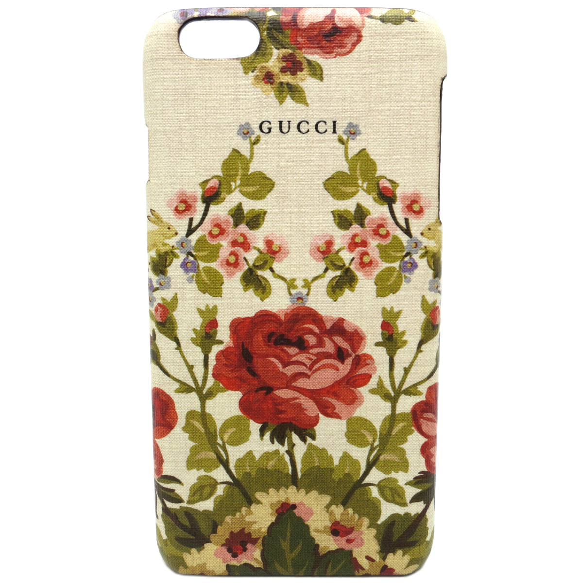 gucci古奇花卉图案iphone 6   iphone 6 plus iphone手机壳聚氨酯女装