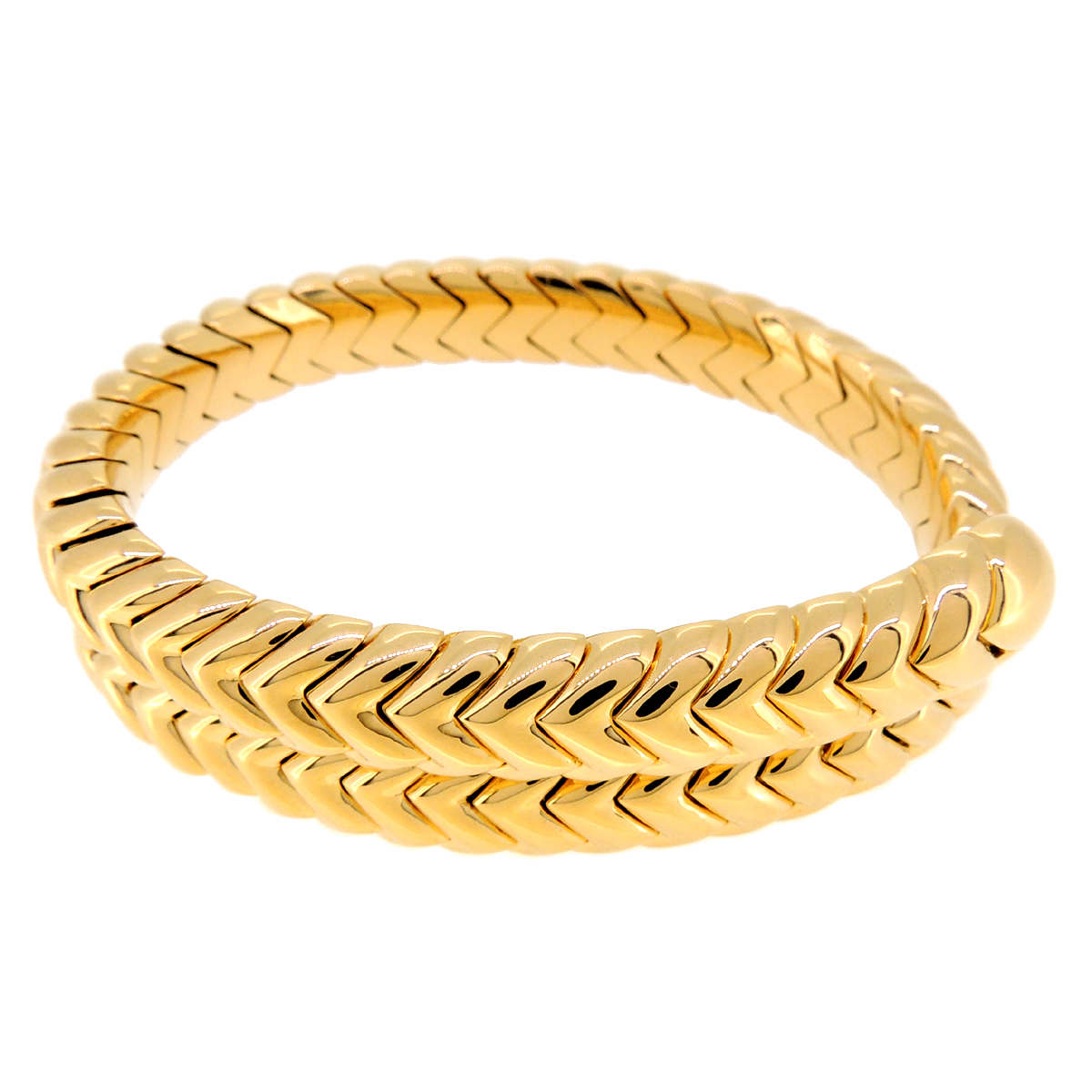 bvlgari宝格丽spiga 750黄金女士手镯dh52212 [二手] a级