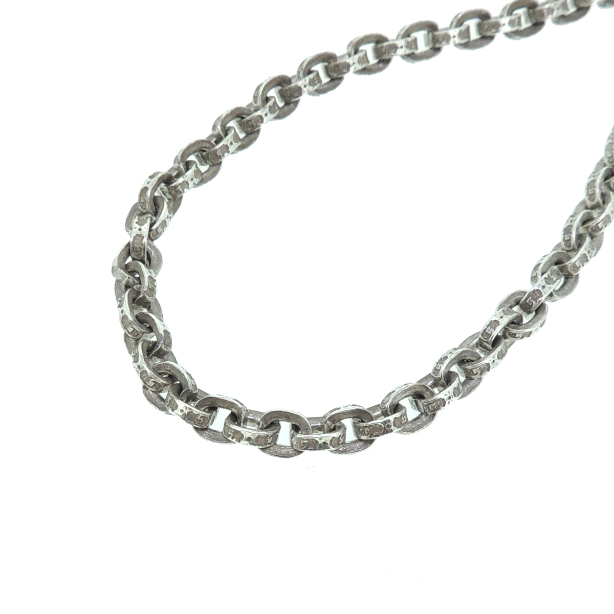 Chrome Hearts クロムハーツ ペーパーチェーン 18インチ シルバー925 14kゴールド Sv925 メンズ ネックレス Dh 中古 Abランク ー ブラモ 欲しいブランド品がすぐ見つかる ネット通販サイト