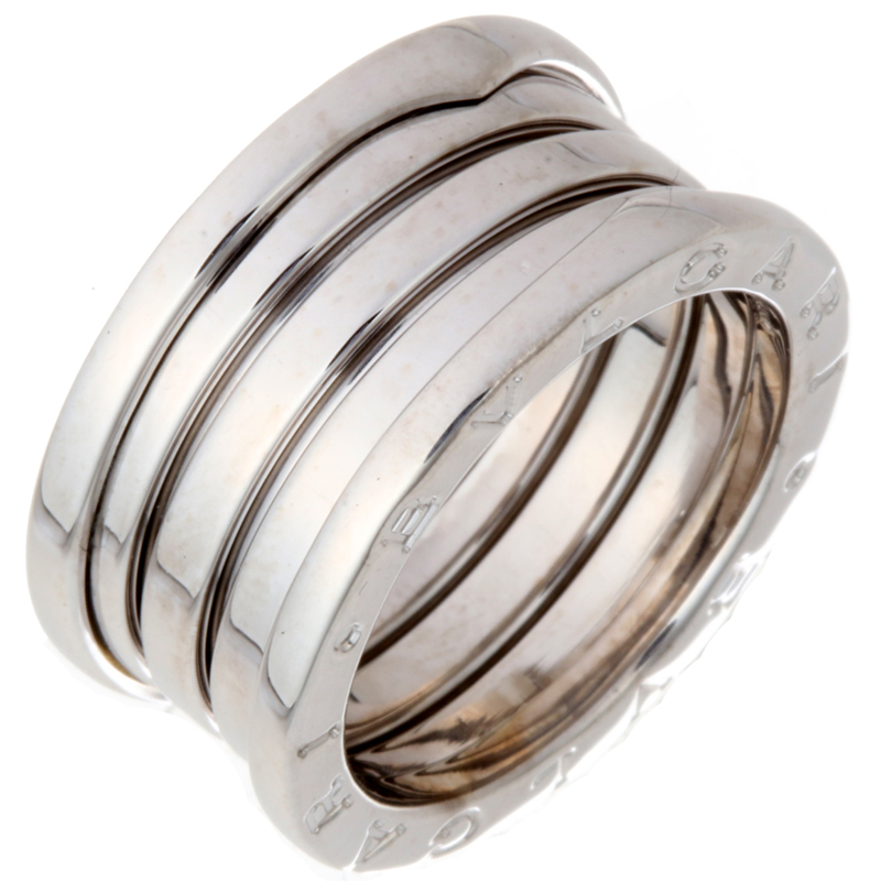 Bvlgari ブルガリ ビーゼロワン 4バンド 54 750ホワイトゴールド 14号 レディース メンズ リング 指輪 Dh 中古 Aランク ー ブラモ 欲しいブランド品がすぐ見つかる ネット通販サイト