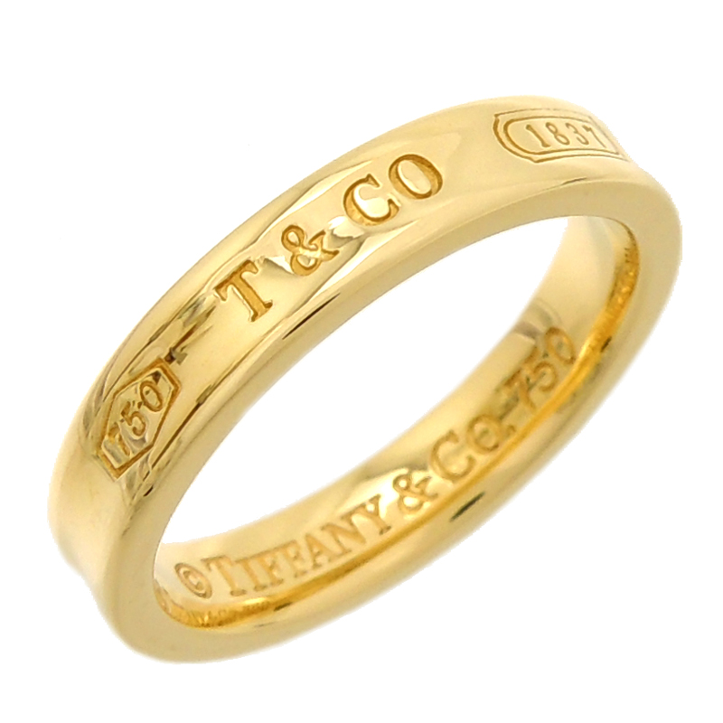 Tiffany Co ティファニー 17 ナロー 750イエローゴールド 14号 レディース メンズ リング 指輪 Dh596 中古 Aランク ー ブラモ 欲しいブランド品がすぐ見つかる ネット通販サイト