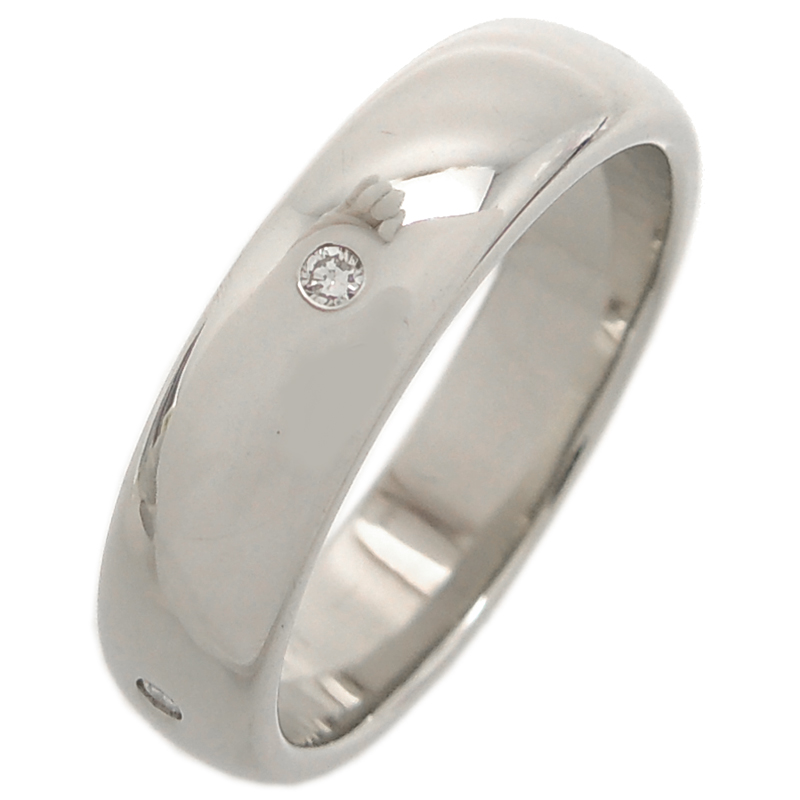 Tiffany Co ティファニー Pt950 クラシック バンド ダイヤモンド Pt950プラチナ 24号 レディース メンズ リング 指輪 Dh 中古 Abランク ー ブラモ 欲しいブランド品がすぐ見つかる ネット通販サイト