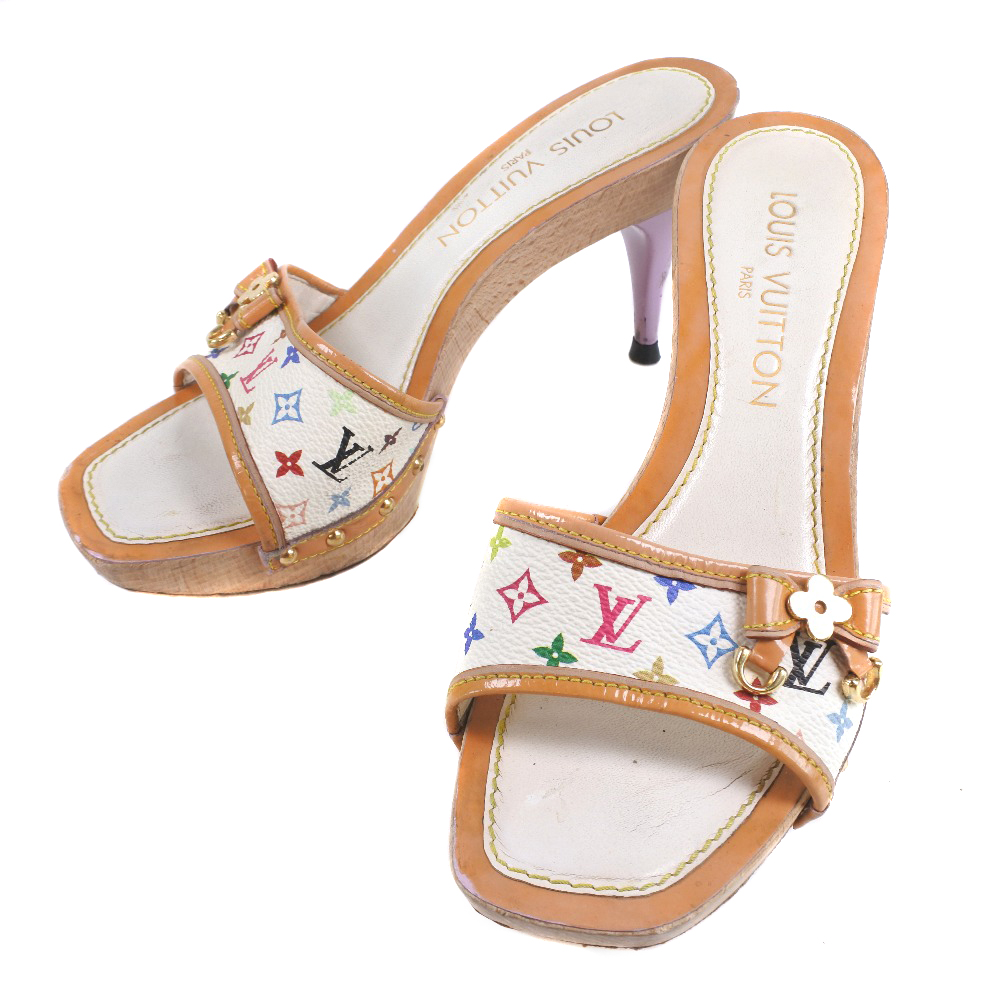 louis vuitton mules heels