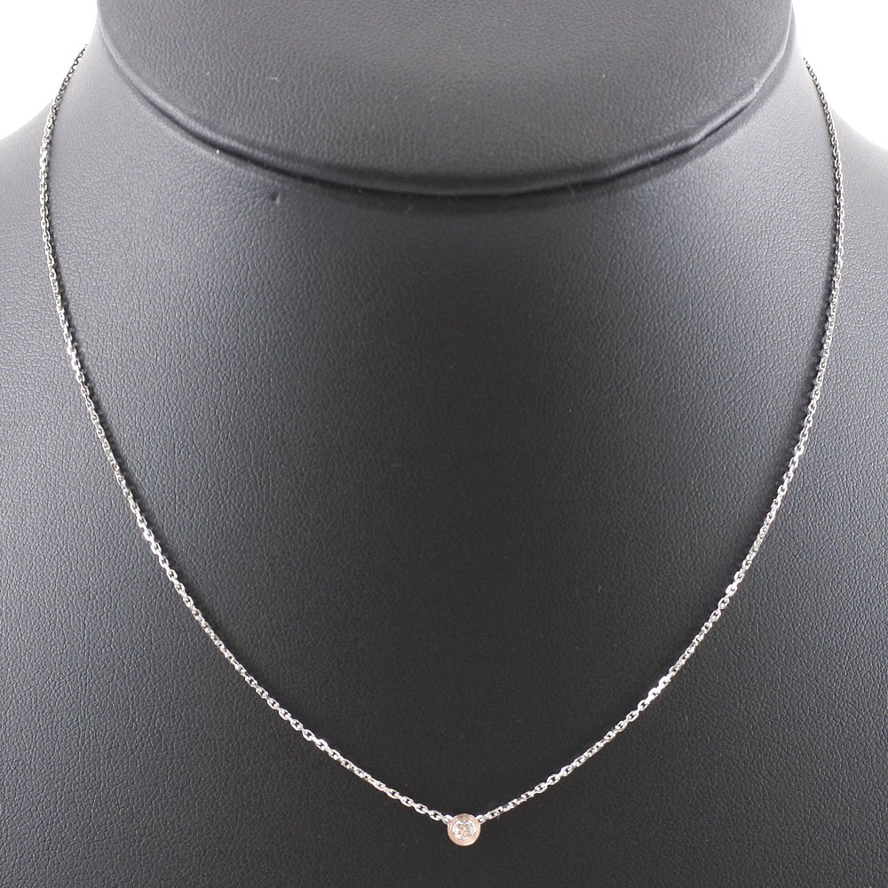 さらに値下げ Cartier カルティエ ディアマンレジェ Xs K18ホワイトゴールド ダイヤモンド レディース ネックレス Aランク 即納最大半額 24hexpress Vn