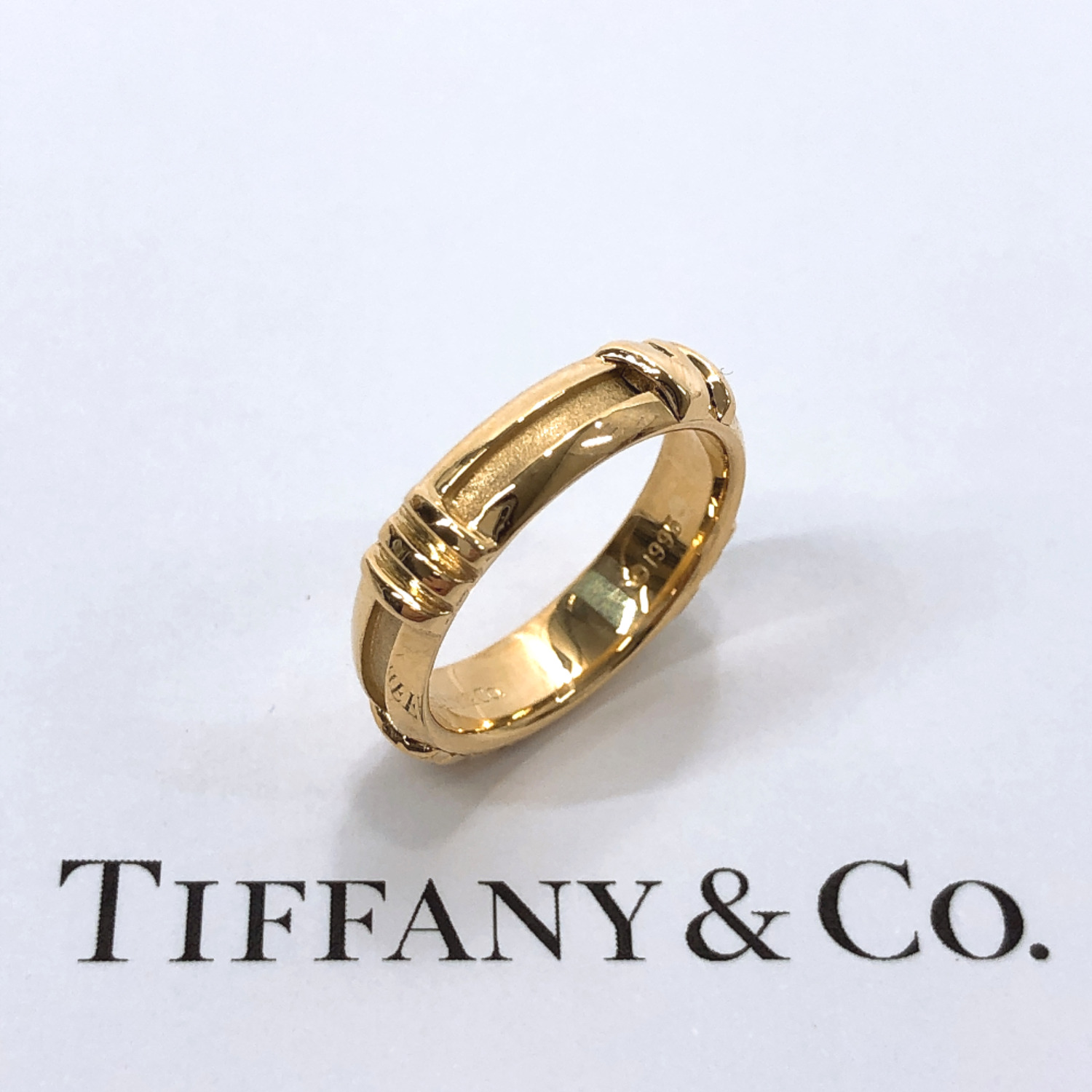 Tiffany Co Tiffany Atlas Rings Rings 18k Yellow Gold C Gold Used Ladies ー The Best Place To Buy Brand Bags Watches Jewelry Bramo