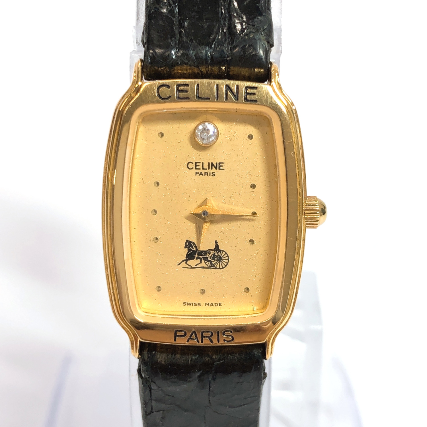 驚きの値段で ゴールド CELINE 腕時計 メンズ
