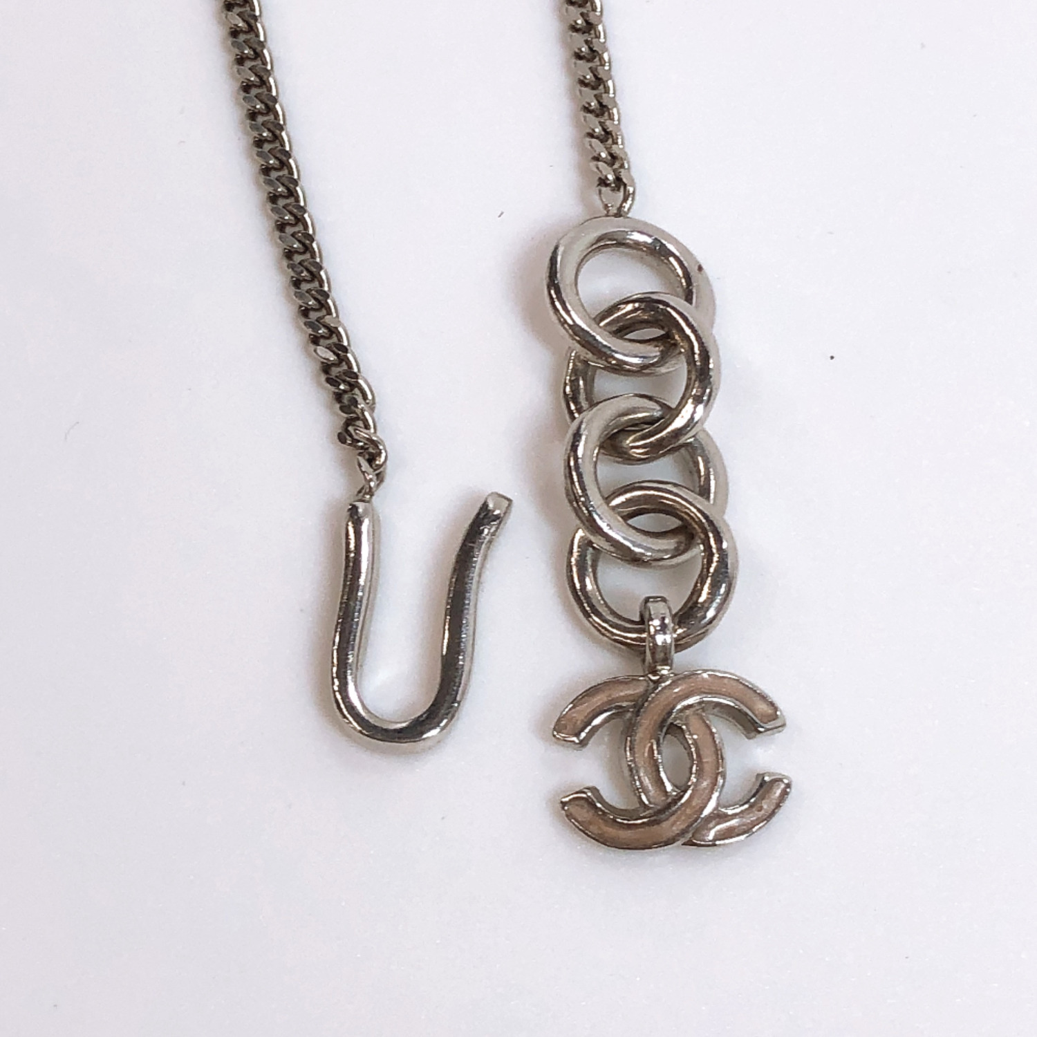 CHANEL CHANEL Coco Mark Rhinestone Four Leaf Clover