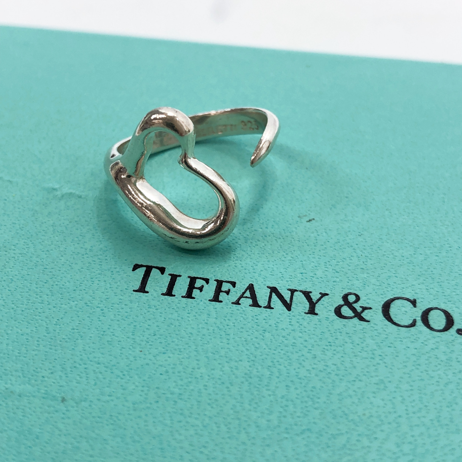 Tiffany Co ティファニー オープンハート リング 指輪 シルバー925 11 シルバー 中古 レディース ー ブラモ 欲しいブランド品がすぐ見つかる ネット通販サイト