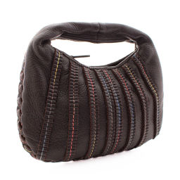BOTTEGAVENETA Bottega Veneta pouch 189227 handbag leather dark brown ladies [pre-owned]