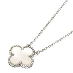 Van Cleef & Arpels Vintage Alhambra White Shell Necklace Ladies
