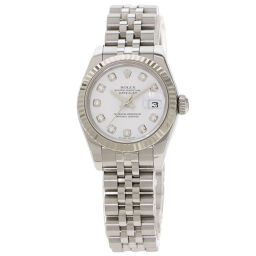 Rolex 179174G Datejust 10P Diamond Watch Ladies