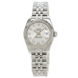 Rolex 179174G Datejust 10P Diamond Watch Ladies