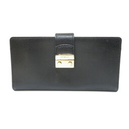 Furla logo long wallet (with coin purse) ladies