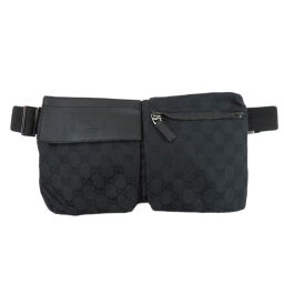 Gucci 28566 GG Hip Bag / Waist Bag Ladies