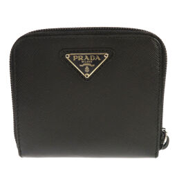 Prada Logo Bracket-Two-folded wallet (with coin purse)-Ladies