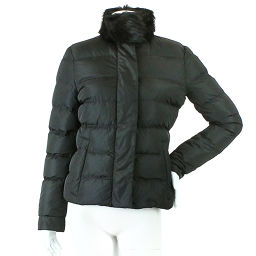 Prada Down Jacket With Fur And Batting Down Black Size 38 Women Apparel ー The Best Place To Buy Brand Bags Watches Jewelry Bramo