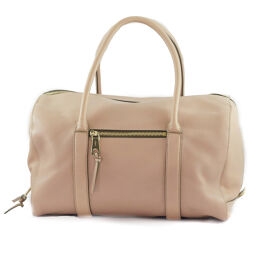 Chloe Chloe Boston Calf Pink Beige Ladies Handbag [Used] A rank