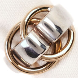 HERMES Hermes Dusano Silver 925 9.5 Gold Ladies Ring / Ring [Used]