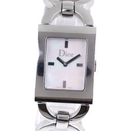 Dior Christian Dior Maris D78-109 Stainless Steel Quartz Analog Display Ladies White Shell Dial Wrist Watch [Used] A-Rank