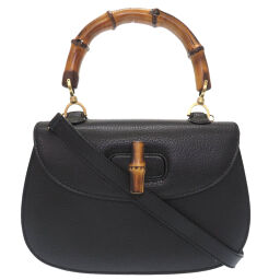 Gucci GUCCI 000 2113 0633 Handbag Leather / Leather Black 0075 Ladies