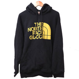 Gucci GUCCI x North Face Sweatshirt Hoodie Hoodie Cotton / Cotton Black 0080 Unisex
