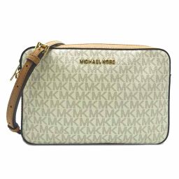 Michael Kors Michael Kors 35F8GTTC3B Signature PVC Coated Canvas x Leather Women's Shoulder Bag DH66834 [Used] A Rank