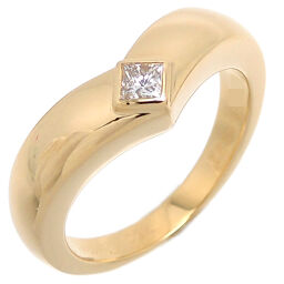CARTIER Cartier 750YG # 52 Trian Doll 750 Yellow Gold No. 11.5 Ladies Ring / Ring DH67171 [Used] A rank