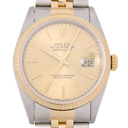 ROLEX Rolex 16233 Datejust E number 1990-1991 self-winding watch (with manual winding) Men's champagne color dial watch DH67181 [Used] A rank
