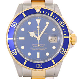 ROLEX Rolex 16613 Submariner Y No. 2002 Automatic winding (with manual winding) Men's blue dial watch DH67182 [Used] A rank