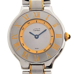 CARTIER Cartier Must 21 Vandian Quartz Ladies Silver Dial Watch DH67185 [Used] AB Rank