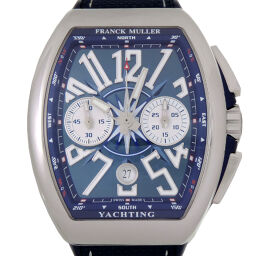 FRANCK MULLER V45CCDT YACHTING Vanguard Yotting Chrono Automatic Men's Blue Dial Watch DH67219 [Used] A rank