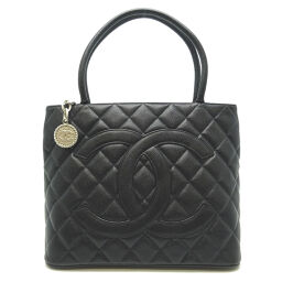 CHANEL Reprint Tote Caviar Skin Women's Handbag DH67255 [Used] A Rank