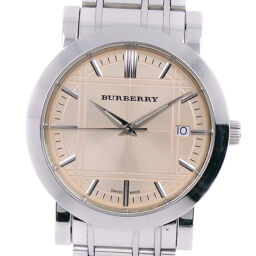 BURBERRY BU1352 Stainless Steel Quartz Men's Champagne Gold Dial Watch [Used] A-Rank