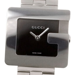 GUCCI Gucci 3600L Stainless Steel Quartz Analog Display Ladies Black Dial Watch [Used]