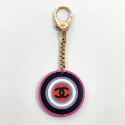 CHANEL Chanel Charm Charm Plastic Pink Pink 01P Engraved [Used] Ladies