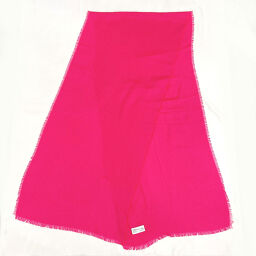 LOEWE Loewe Stole Wool / Silk / Cashmere Pink [Used] Ladies