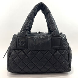 CHANEL Handbag A48619 Coco Cocoon Nylon Black [Used] Ladies