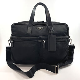 PRADA Prada Business Bag VS0345 Nylon Black [Used] Men's