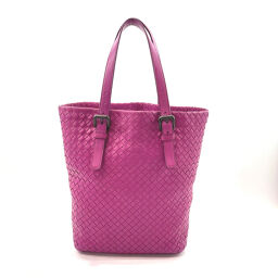 BOTTEGAVENETA Bottega Veneta Tote Bag 270917 Intrecciato Leather Pink Pink [Used] Ladies
