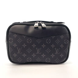 LOUIS VUITTON Louis Vuitton Body Bag M42906 Bum Bag Monogram Eclipse Black Black [Used] Men's