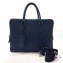 PRADA Prada Business Bag VS0645 2way Saffiano Leather Navy [Used] Men's