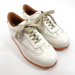 HERMES Hermes sneakers quick leather white [used] men's