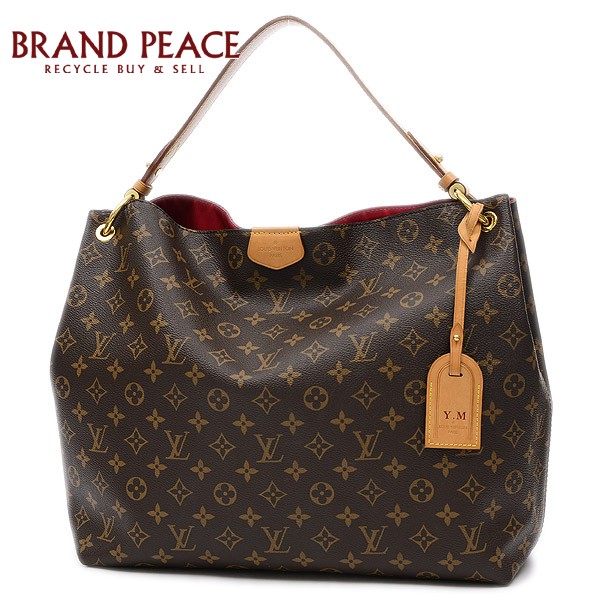 LOUIS VUITTON Monogram Graceful MM Pivowane Shoulder Bag M43703 Initial Fr... | eBay