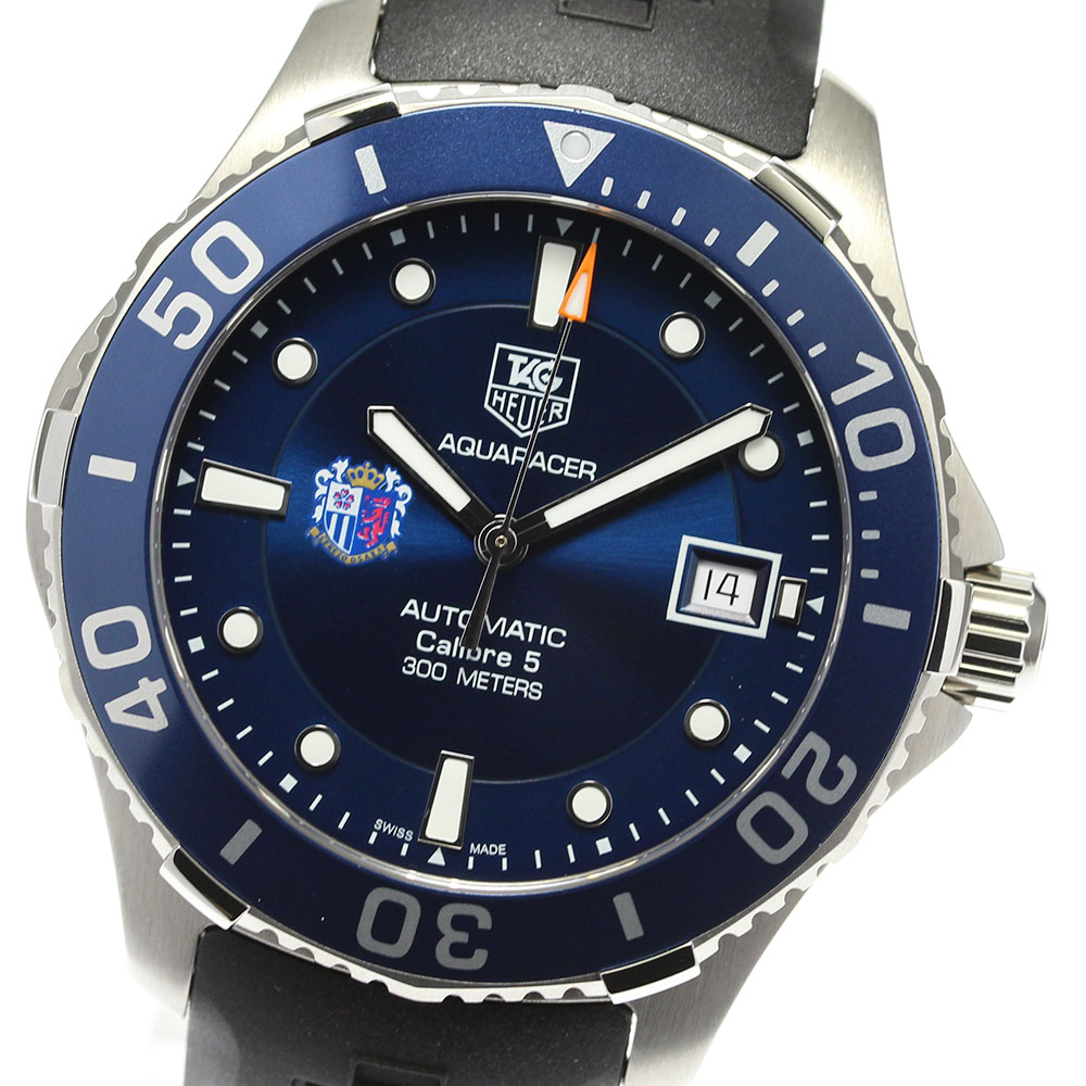 美品 Heuer タグホイヤー アクアレーサー Wan2116 セレッソ大阪コラボ 14年 限定300本 自動巻き メンズ 中古 Smasell スマセル 公式通販 サスティナブルアウトレットモール スマセル