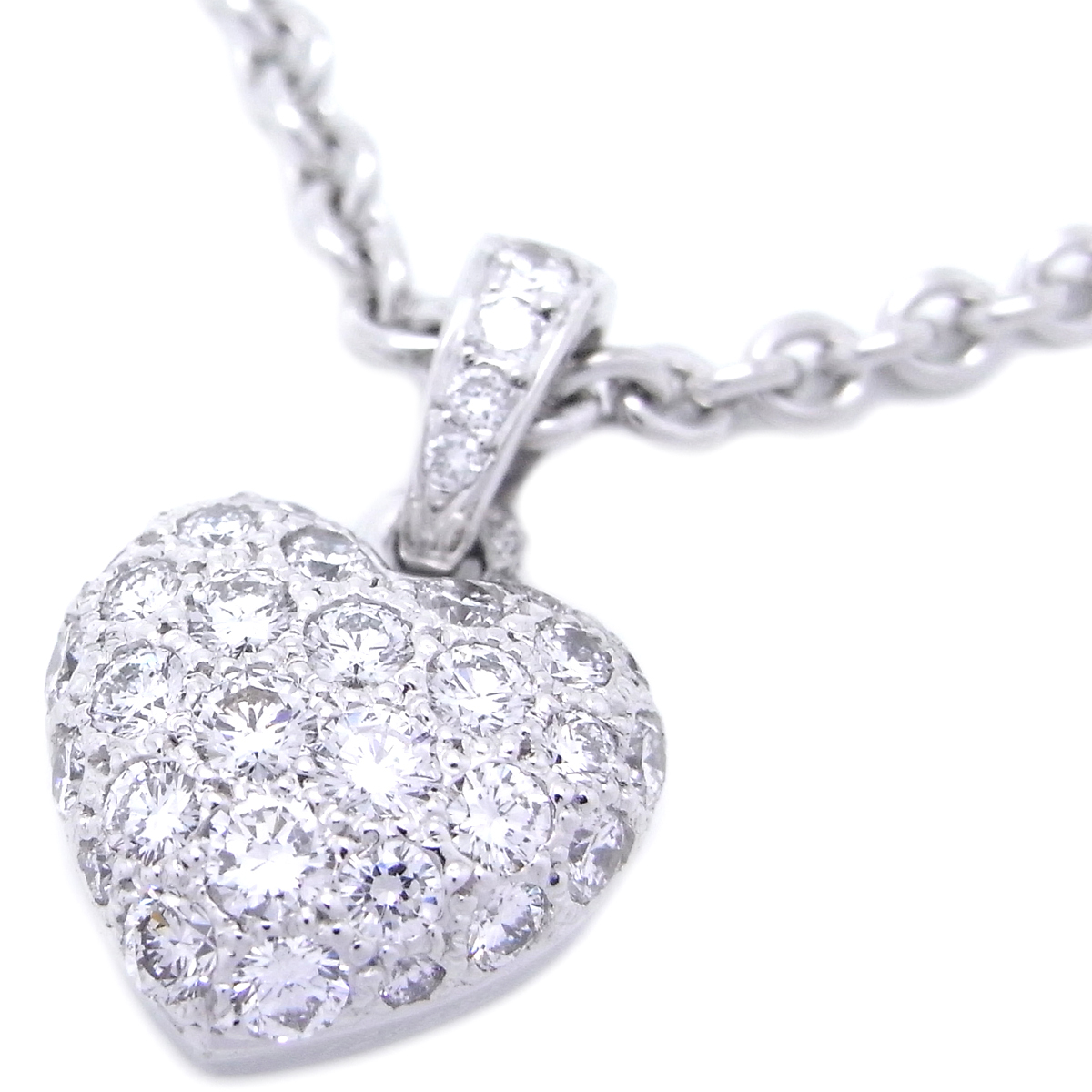 Details About Auth Cartier 750 White Gold Heart Paved Diamond Pendant Necklace Dh47497 - Cartier Diamond Heart Pendant Necklace Details About Auth Cartier 750 White Gold Heart Paved Diamond Pendant Necklace Dh47497 - Cartier Diamond Heart Pendant Necklace
