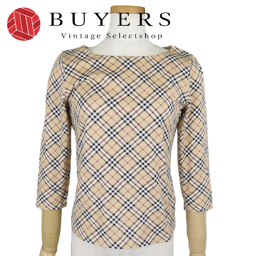 中古】 バーバリー ロンドン カットソー 1 コットン ポリウレタン