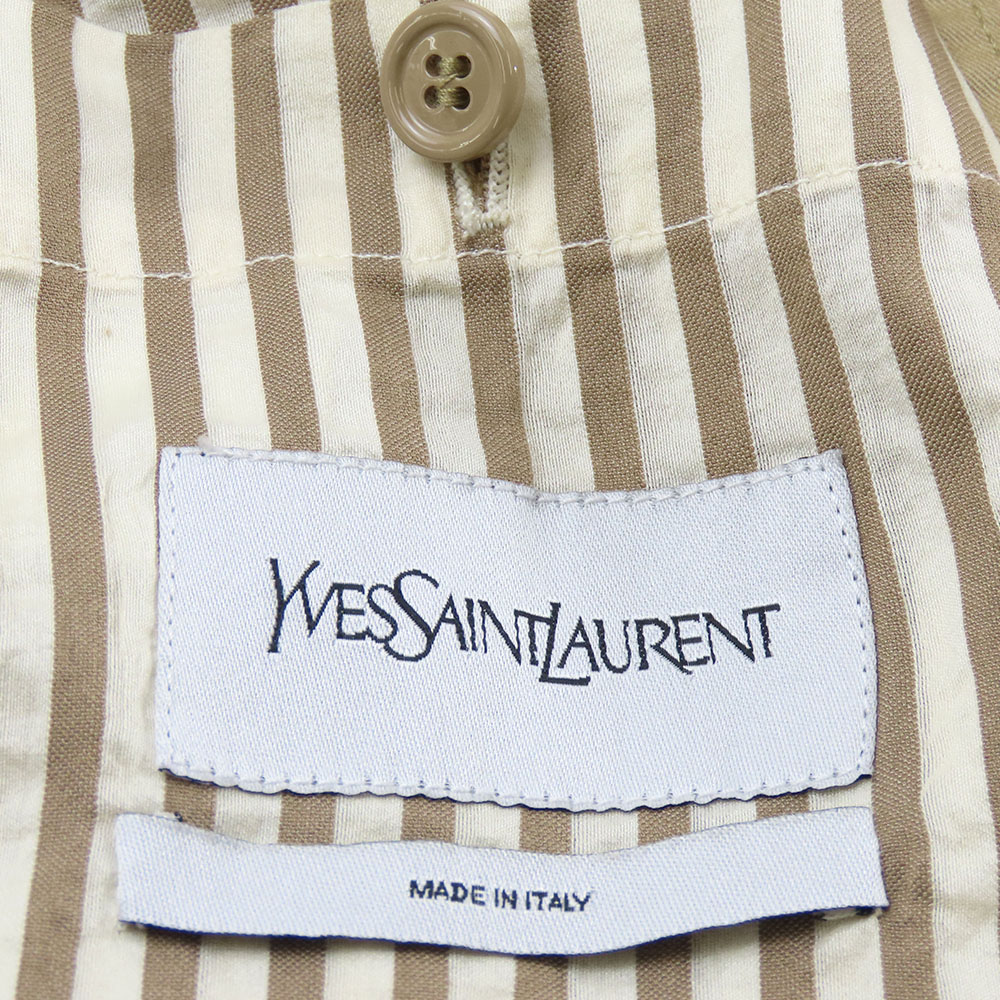 中古】 イヴ・サンローラン その他アウター 46 コットン ベージュ コート アパレル 古着 メンズ 男性 YVES SAINT  LAURENT｜YVES SAINT LAURENT イヴ・サンローラン｜店舗買取｜ジャケット/アウター＞その他アウター｜USEDのアパレル通販サイト  - SMASELL（スマセル）