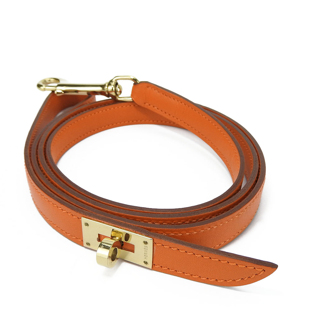 エルメスケリードッグ　ブラウン　バングル HERMES エルメスケリードッグブラウンバングルゴールド金具