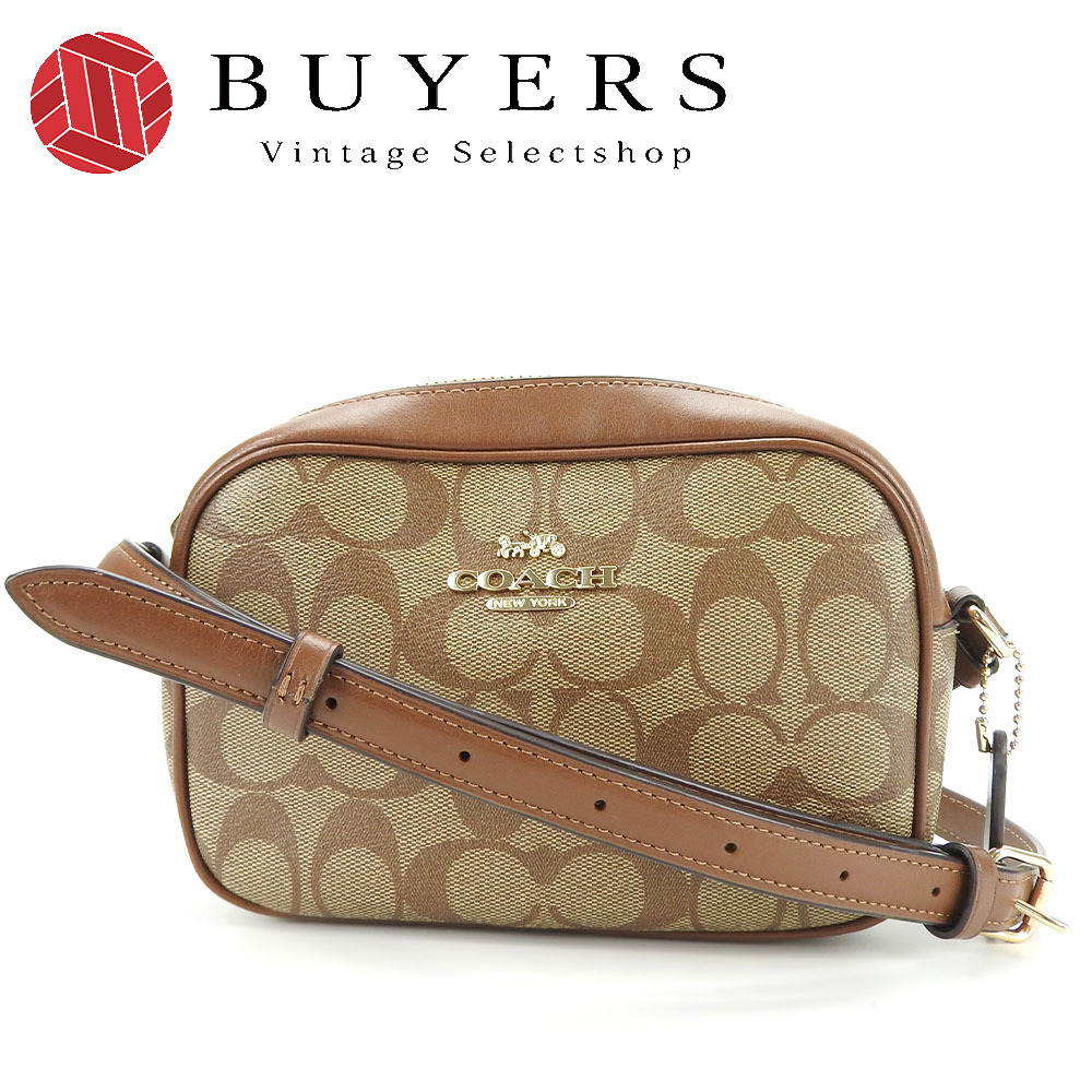 COACH✡️コーチ✡️シグネチャー （中古】 コーチ ショルダーバッグ 
