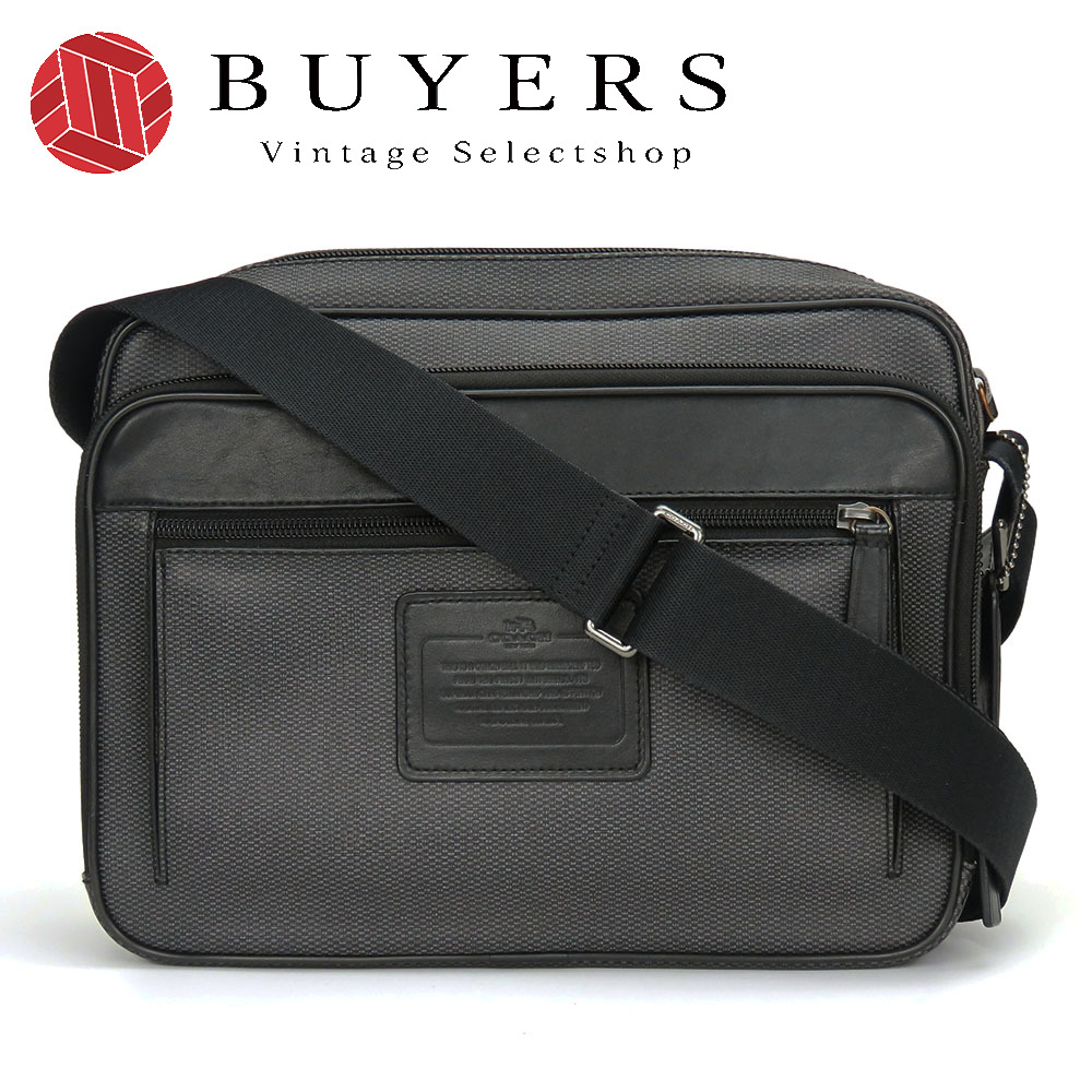 中古】 コーチ ショルダーバッグ C6583 シグネチャー キャンバス  